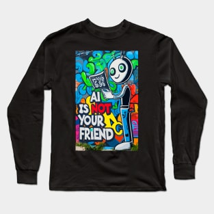 AI Is Not Your Friend Long Sleeve T-Shirt